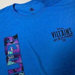 Disney Villains After Hours 2020 T-Shirt Blue  Large Park Exclusive